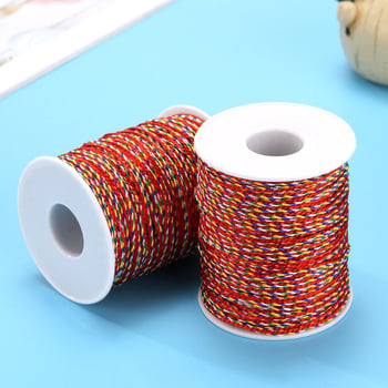 Πολύχρωμο σκοινί για DIY: βραχιόλι και κολιέ με αρωματικό πουγκί