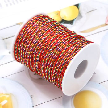 Πολύχρωμο σκοινί για DIY: βραχιόλι και κολιέ με αρωματικό πουγκί