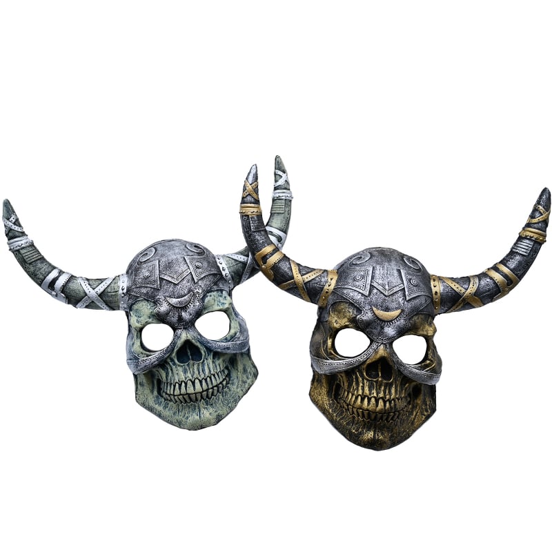 Maska lubanje za Halloween i kaciga – rekvizit za maskenbal