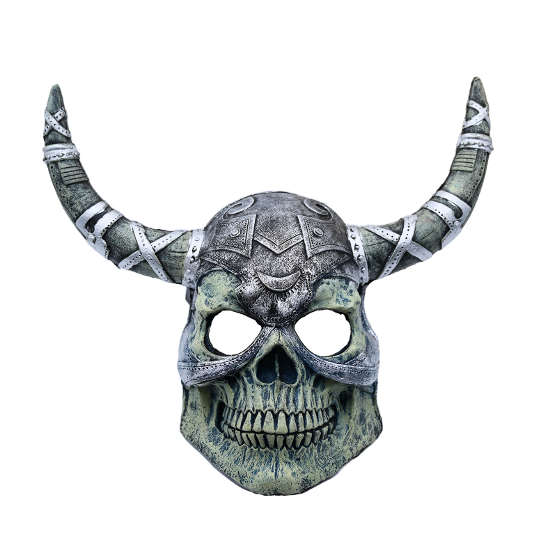 Maska lubanje za Halloween i kaciga – rekvizit za maskenbal