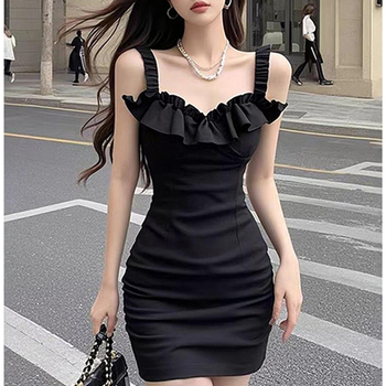 Derékban karcsúsító bodycon ruha nőknek — tavaszi, szexi, sokoldalú, rövid fazonú