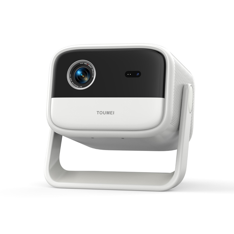 TouMei S7 проектор за домашно кино с интелигентно 360° панорамиране и вградена батерия - преносим HD проектор за външна употреба
