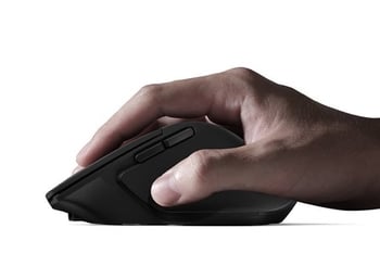 Безжична Bluetooth мишка W&P - безшумна ергономична, подходяща за офис употреба, лаптопи и персонализирани подаръци