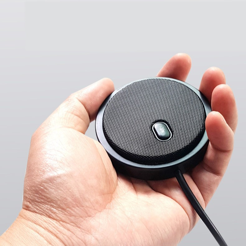 Vezeték nélküli, mindenirányú mikrofon, 360 fokos hangérzékelés, játékmikrofon, zajcsökkentő vezetékes USB konferenciamikrofon