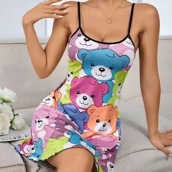 Pijamale, cămăși de noapte, camisole, ținute casual pentru femei, cu imprimeu de vacă, noi, la modă, în comerțul exterior transfrontalier european și american.