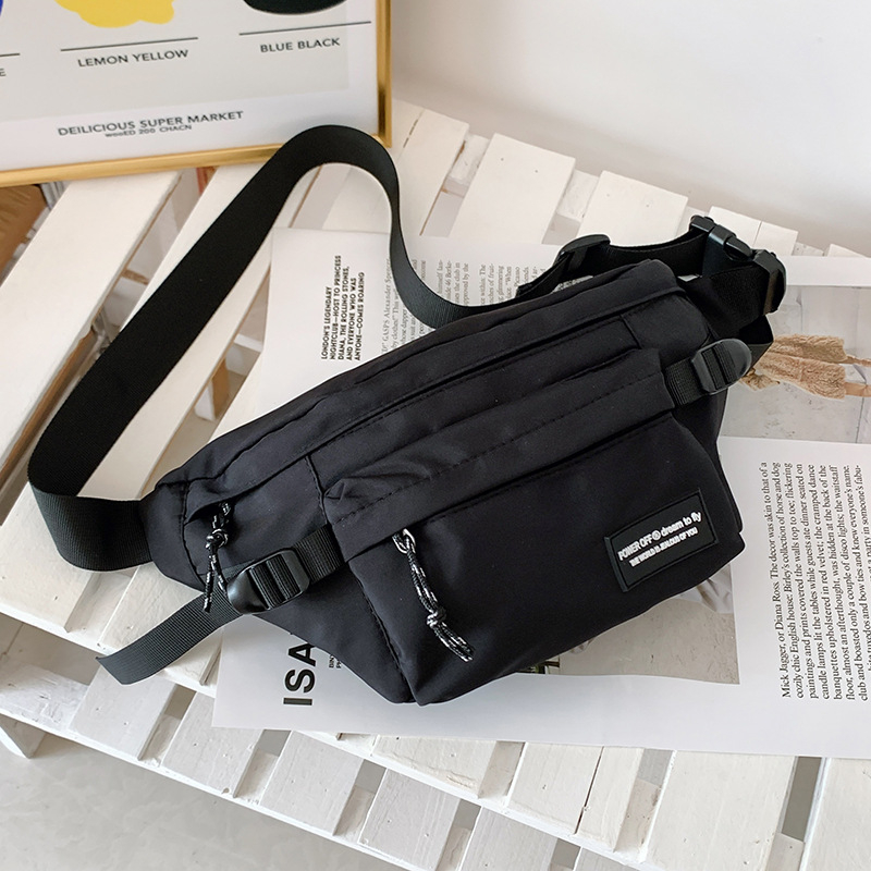 Modern, vízálló, hordozható, diák, funkcionális, sport válltáska, unisex, multifunkcionális kerékpározáshoz az utcán