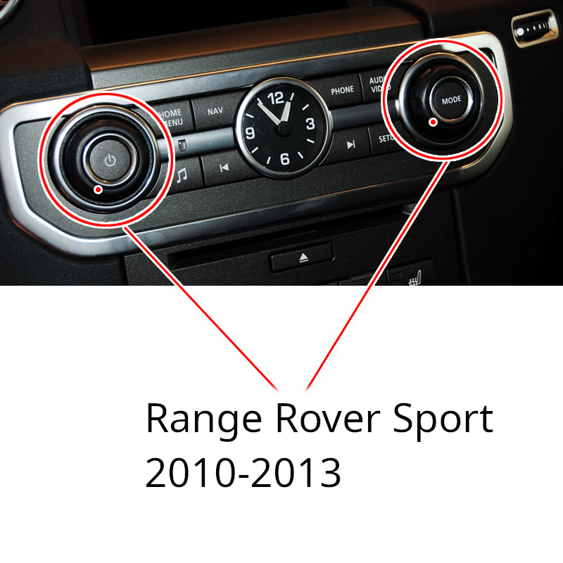Land Rover Range Rover Sport és Discovery 4 átalakító alkatrészek: díszborítás a középkonzol gombjához, légkondicionáló gombgyűrű