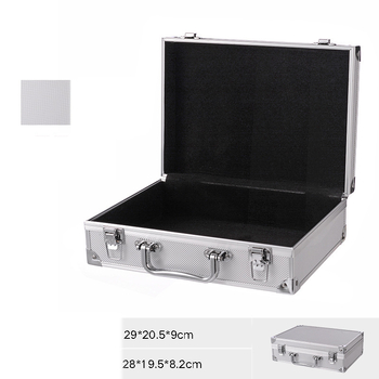 Cutie de scule DIY, cutie din aliaj de aluminiu, cutie pentru echipamente și scule hardware, cutie de depozitare portabilă și sigură, geantă de zbor rezistentă la șocuri