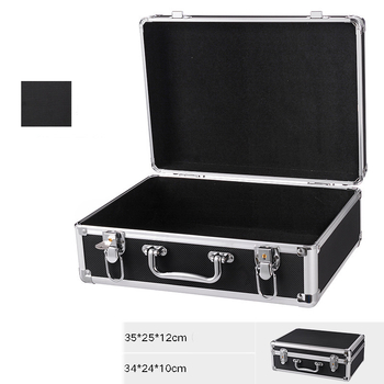 Cutie de scule DIY, cutie din aliaj de aluminiu, cutie pentru echipamente și scule hardware, cutie de depozitare portabilă și sigură, geantă de zbor rezistentă la șocuri