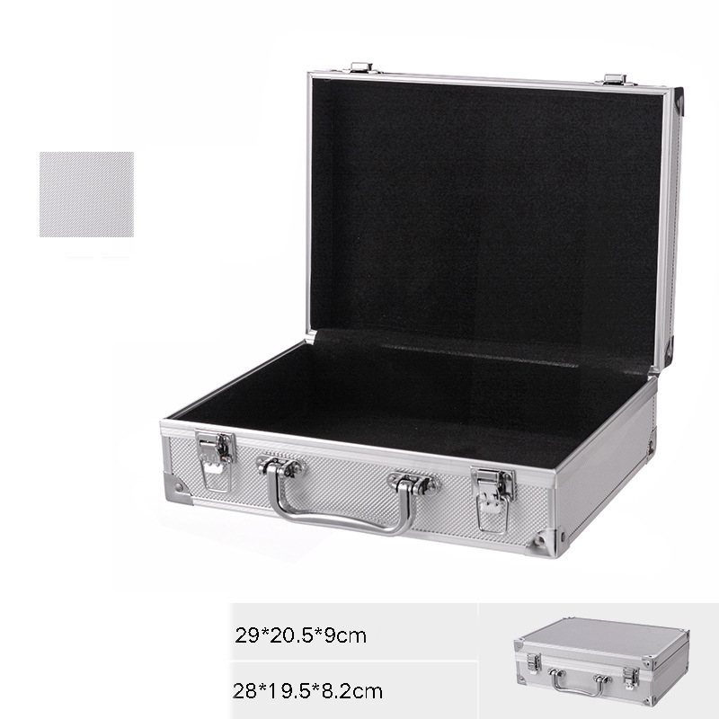 Cutie de scule DIY, cutie din aliaj de aluminiu, cutie pentru echipamente și scule hardware, cutie de depozitare portabilă și sigură, geantă de zbor rezistentă la șocuri