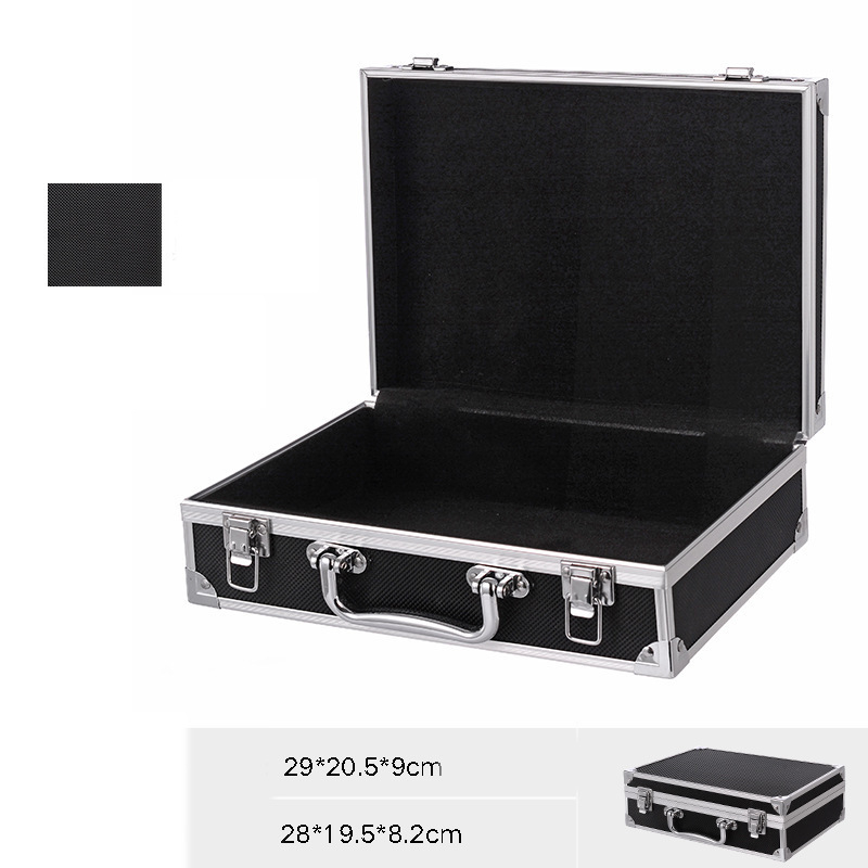 Cutie de scule DIY, cutie din aliaj de aluminiu, cutie pentru echipamente și scule hardware, cutie de depozitare portabilă și sigură, geantă de zbor rezistentă la șocuri