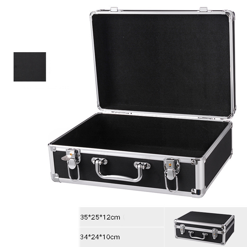 Cutie de scule DIY, cutie din aliaj de aluminiu, cutie pentru echipamente și scule hardware, cutie de depozitare portabilă și sigură, geantă de zbor rezistentă la șocuri