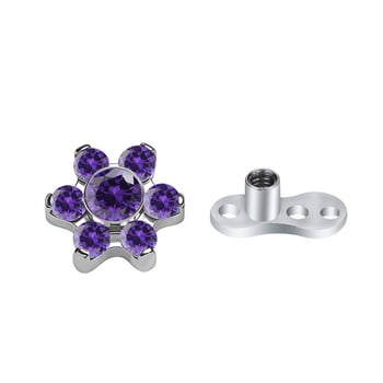 piercing od nehrđajućeg čelika 1,6 mm, nakit, nokat, cirkonski implantat, piercing za nokte, opal, biserni implantat, baza, nokat