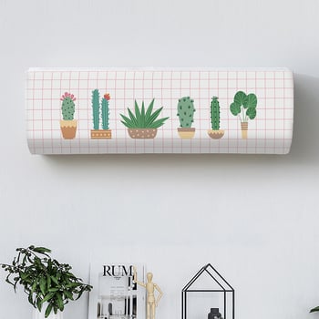 Husă elegantă pentru aparat de aer condiționat, montată pe perete, potrivită pentru living, dormitor, aparate de aer condiționat Midea, Gree și Haier; design modern și minimalist