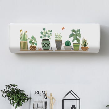 Husă elegantă pentru aparat de aer condiționat, montată pe perete, potrivită pentru living, dormitor, aparate de aer condiționat Midea, Gree și Haier; design modern și minimalist
