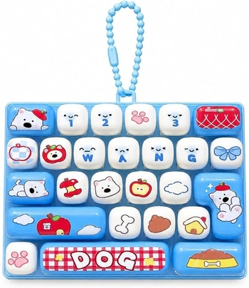 Играчка Клавиатура, Фиджет, Сензорна, Пластмасова, Синя