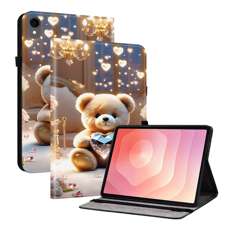Puzdro na tablet Samsung s držiakom na karty a stojanom pre Tab A11, A9+, S12+, S11, S10 Lite a S10 FE+ – syntetická koža