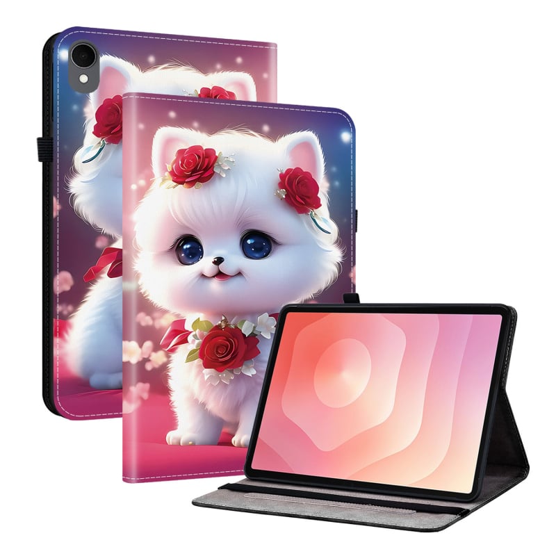 Puzdro na tablet Samsung s držiakom na karty a stojanom pre Tab A11, A9+, S12+, S11, S10 Lite a S10 FE+ – syntetická koža