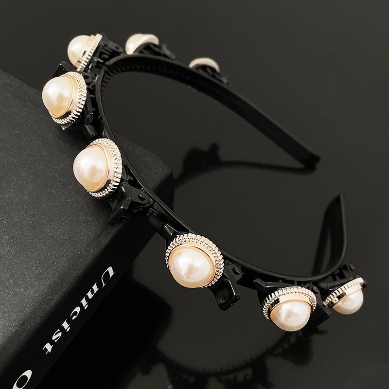 Dvostruki sloj trake za kosu s klamericama za djecu, osmerazorna mrežasta đelna traka za njegu kose, ženski dodatak za kosu, mrežasti pleteni pandž