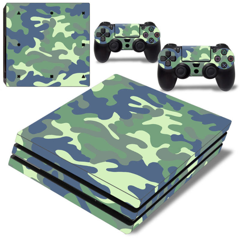 PS4 Pro kompletne naljepnice za kućište s teksturnom temom, jednostavna primjena, bez ostatka ljepila
