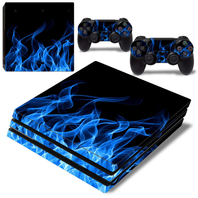 PS4 Pro kompletne naljepnice za kućište s teksturnom temom, jednostavna primjena, bez ostatka ljepila