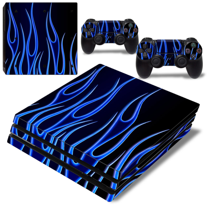 PS4 Pro kompletne naljepnice za kućište s teksturnom temom, jednostavna primjena, bez ostatka ljepila