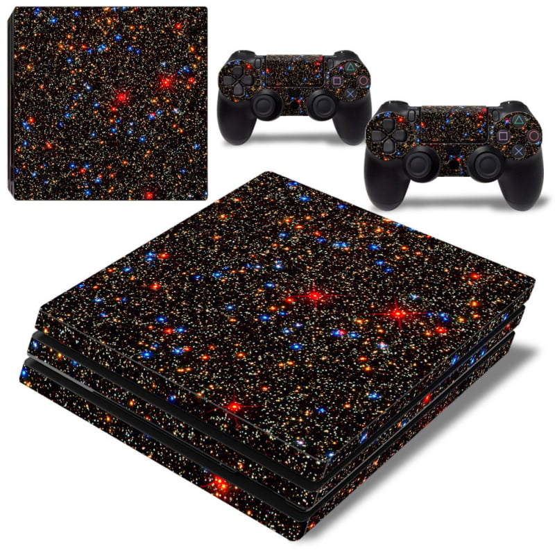 PS4 Pro kompletne naljepnice za kućište s teksturnom temom, jednostavna primjena, bez ostatka ljepila