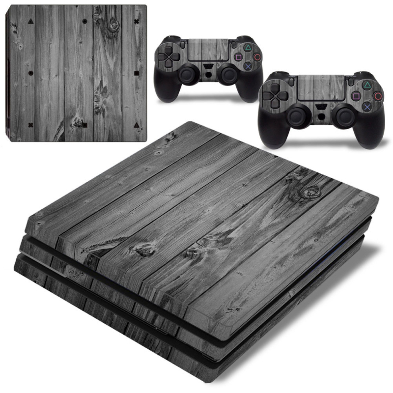 PS4 Pro kompletne naljepnice za kućište s teksturnom temom, jednostavna primjena, bez ostatka ljepila