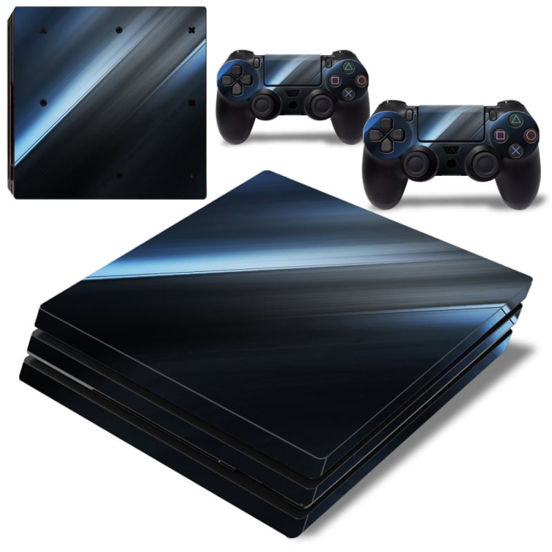 PS4 Pro kompletne naljepnice za kućište s teksturnom temom, jednostavna primjena, bez ostatka ljepila