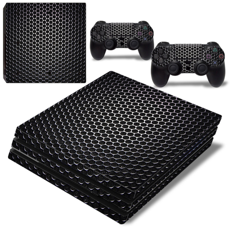 PS4 Pro kompletne naljepnice za kućište s teksturnom temom, jednostavna primjena, bez ostatka ljepila