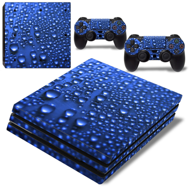 PS4 Pro kompletne naljepnice za kućište s teksturnom temom, jednostavna primjena, bez ostatka ljepila