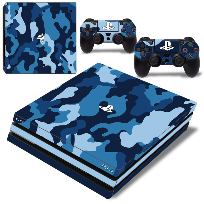 PS4 Pro kompletne naljepnice za kućište s teksturnom temom, jednostavna primjena, bez ostatka ljepila