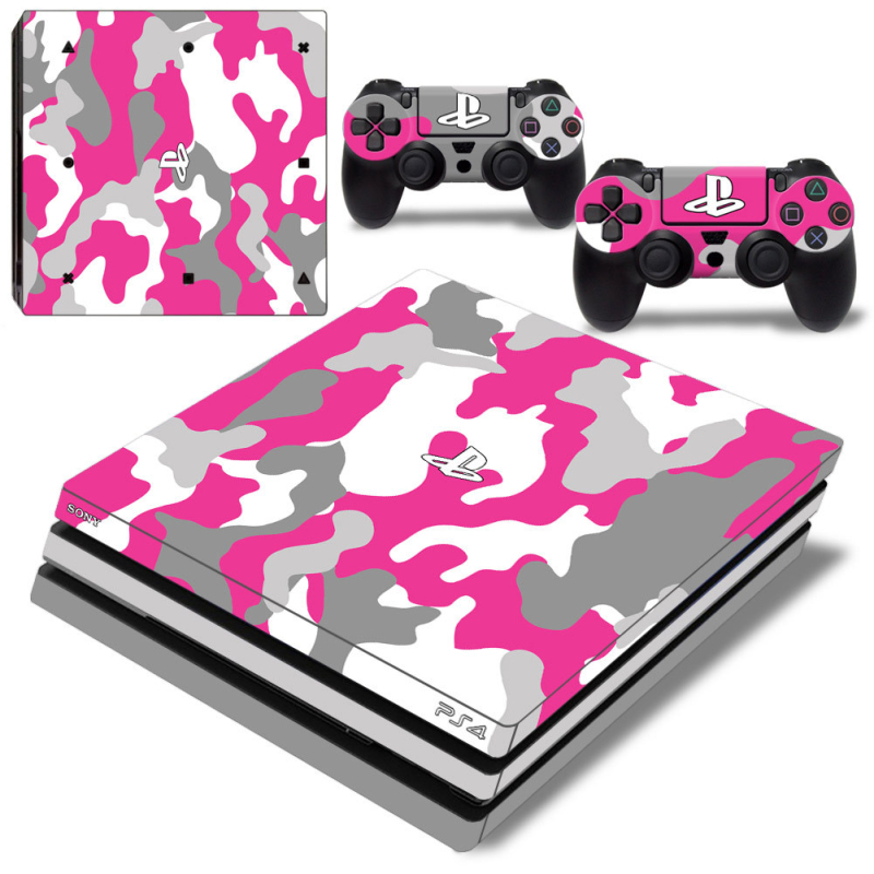 PS4 Pro kompletne naljepnice za kućište s teksturnom temom, jednostavna primjena, bez ostatka ljepila