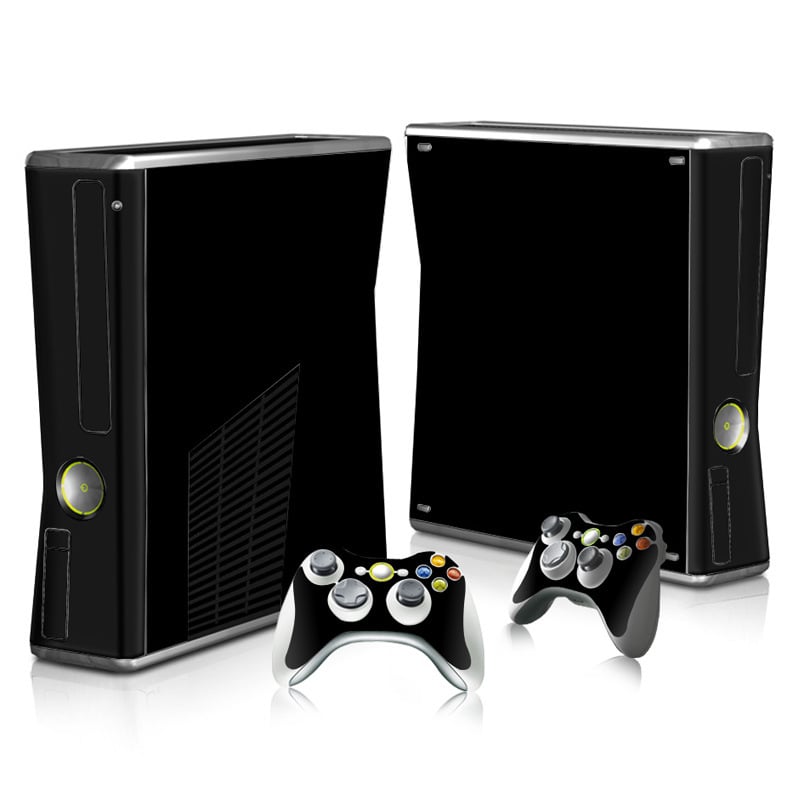 Въглеродни влакна Hot skin стикер Капак за Microsoft Xbox 360 Slim Decal Skin Console & 2PCS Controle Skin Sticker
