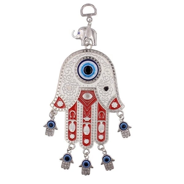BRISTLEGRASS Turkish Blue Evil Eye Hamsa φυλαχτά χεριών Lucky Charms Κρεμαστά τοίχου μενταγιόν Εκκρεμές ευλογία Προστασία σπιτιού Διακόσμηση σπιτιού