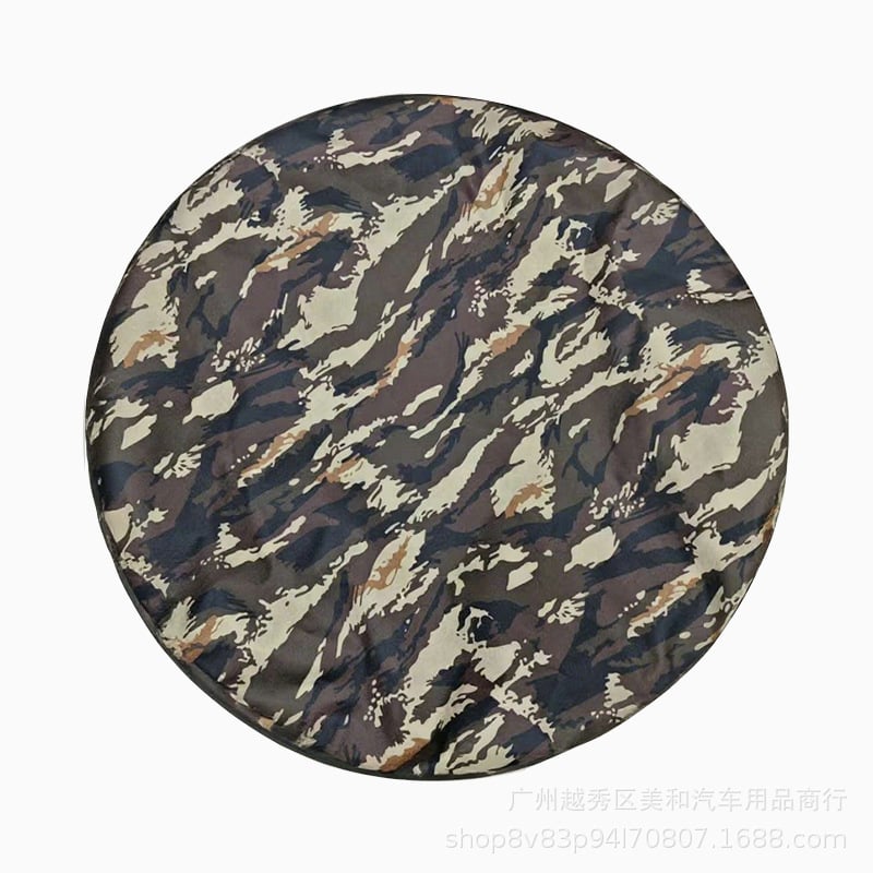 Kryt rezervnej pneumatiky Woodland Camo pre Jeep, vojenský, armádny, maskovací, chrániče kolies automobilov, príslušenstvo 14", 15", 16", 17", palcov