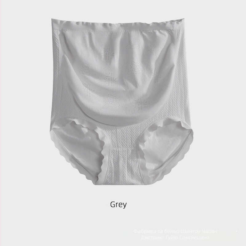 Бельо за бременни, специално за бременност, висока талия за бременни жени в ранен, среден и късен период, коремни панталони без следи от памук и чатала