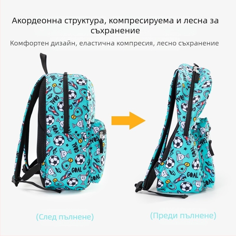 Раница за начално училище с три части, детски раници с карикатурен принт, лека чанта за през рамо, производители на едро