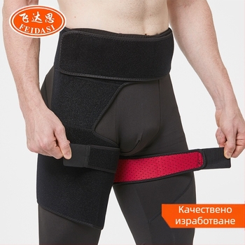 Фабрична директна спортна защита за бедрата, открита, алпинизъм, баскетбол, бягане, антистресова, дишаща, регулируема защита за краката