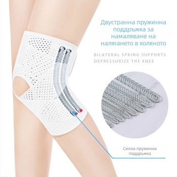 Нови дишащи пружинни наколенки, спортни наколенки, протектори за коленни стави, наколенки, протектори за бягане и алпинизъм