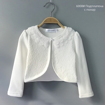 Есенно-зимно удебелено детско наметало, кадифено топло момичешко шалче, жилетка с принцеса и цветен шал за момиче