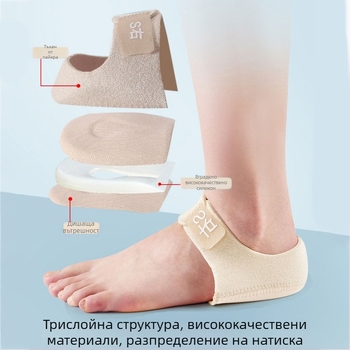 Трансграничен силиконов калъф за пета, велкро калъф за пета, чорапи за пета, топъл защитен калъф против напукване, производител