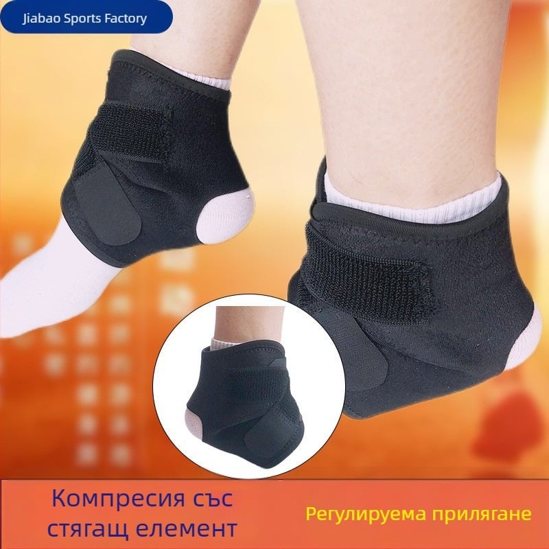 Компресионна спортна ортеза за глезен против навяхвания, дишаща, абсорбираща потта, топла, фитнес, тренировъчна, защитна, за мъже и жени