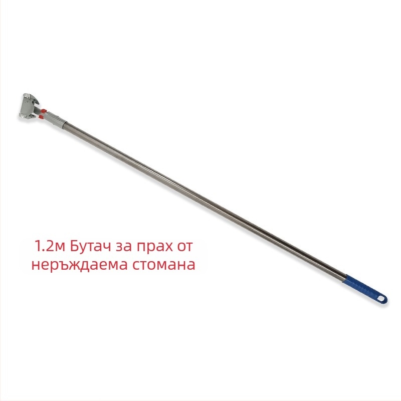 Спирална дървена метла с дръжка от масивна дървена дръжка, 96 см, дървена дълга дръжка, единична дълга метла Tiao, домакинска фабрика, училище