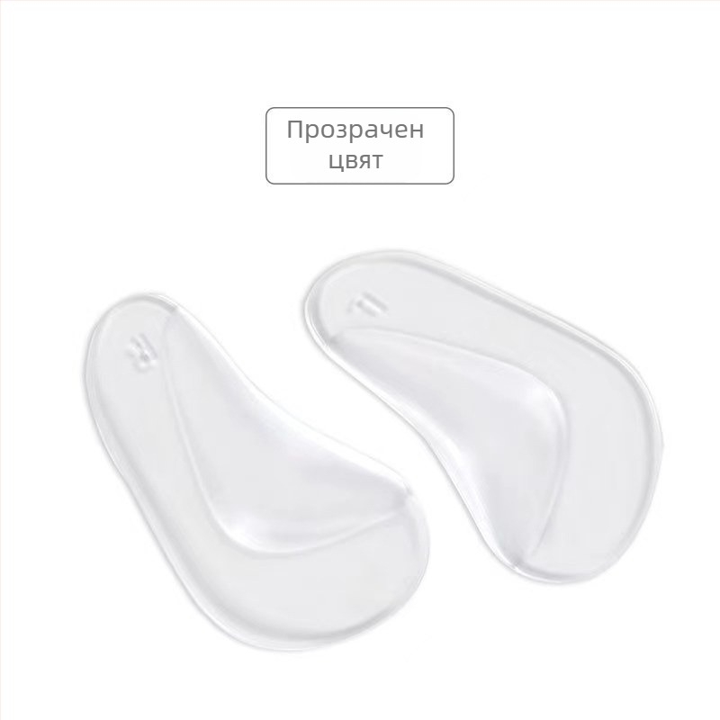 Силиконова подложка за корекция на плоско стъпало, централна опора, амортизираща масажна подложка против болка за деца и възрастни