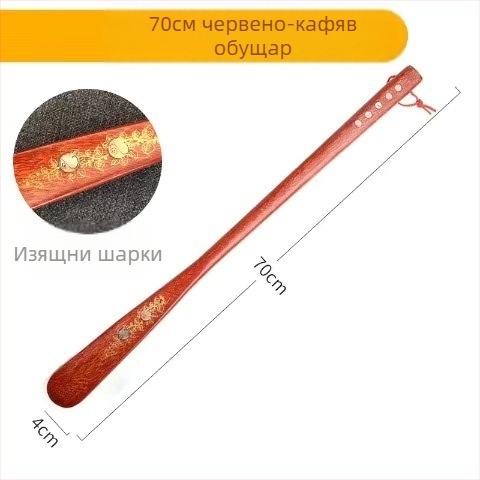 Търговия на едро с махагонови занаяти, дълги дървени обувки, печат на обувки с дълга дръжка, повдигане на обувки от абанос, екстракция на домакински обувки