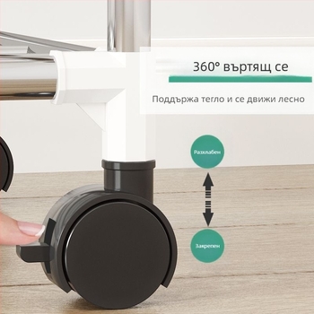 Кухненска поставка за съхранение, поставка за тенджери, подова, многослойна поставка за съхранение, кухненска специална подвижна поставка за зеленчуци