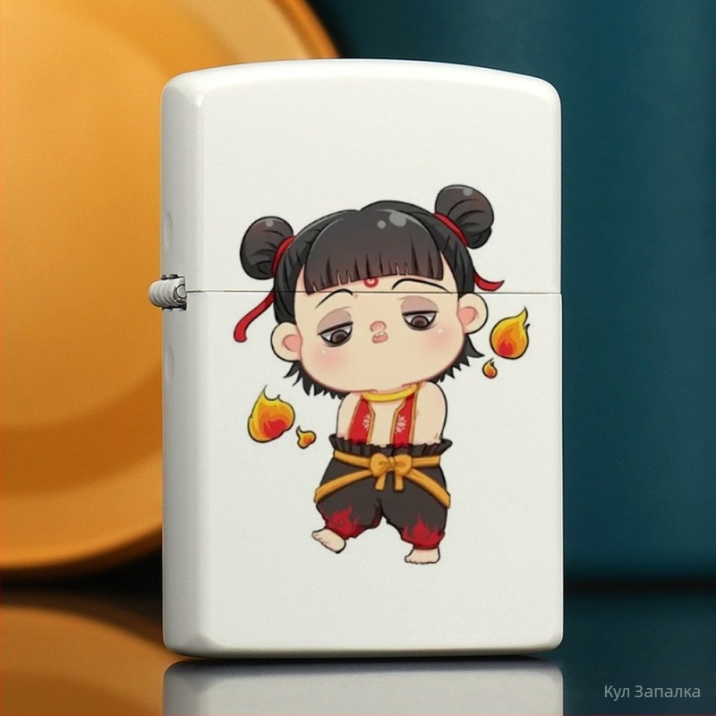 Нежа периферна керосинова запалка ретро креативен малък подарък метална ветроустойчива запалка класически стил