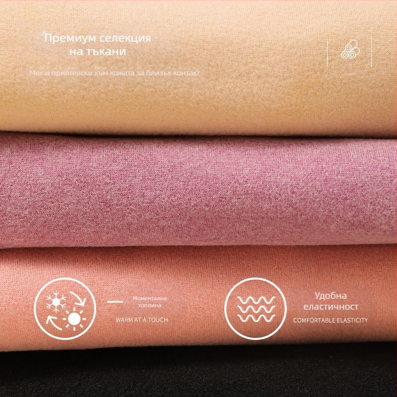 Дамски дълги гащи Langsha, зимни тънки кадифени долнища, широки топли панталони за момичета, черни панталони с конец, удобни кадифени долни гащи