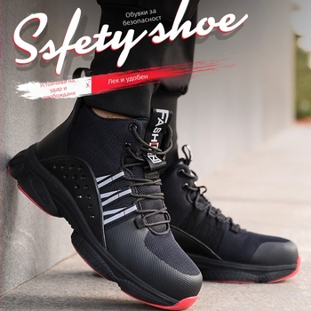 Мъжки обувки за защита на труда, леки, дезодориращи, устойчиви на удари и пробиване, със стоманено бомбе, удобни, дишащи, безопасни за работа, дамски зимни обувки, устойчиви на износване